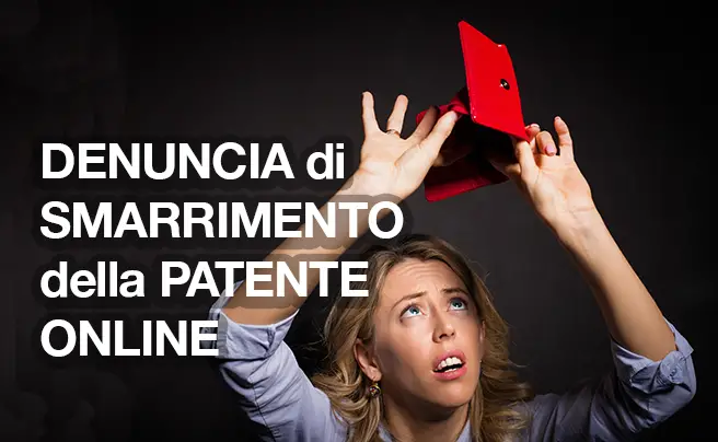 denuncia di smarrimento della patente online